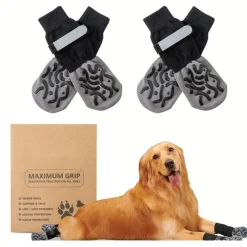 DTOPBUYAGE - Dtopbuyage chaussettes anti - dérapantes pour chiens et chats
