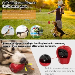 DTOPBUYAGE - Dtopbuyage jouet de récupération pour chien avec corde