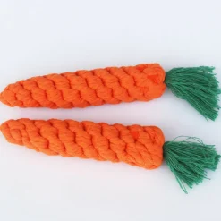 DTOPBUYAGE - Dtopbuyage jouet de carotte tressée pour chienslot de 2
