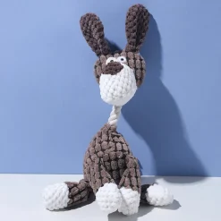 DTOPBUYAGE - Dtopbuyage jouet à mâcher en peluche d'âne pour chien