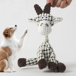 DTOPBUYAGE - Dtopbuyage jouet à mâcher en peluche d'âne pour chien