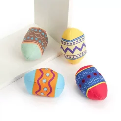 DTOPBUYAGE - Dtopbuyage jouet en peluche pour chien en forme d'œuf