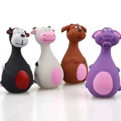 DTOPBUYAGE - Dtopbuyage lot de 2 jouets en latex avec couinement pour chiens