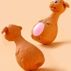 DTOPBUYAGE - Dtopbuyage lot de 2 jouets en latex avec couinement pour chiens