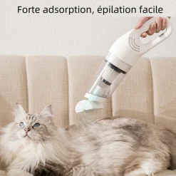 DTOPBUYAGE - Dtopbuyage nettoyeur électrique pour poils d'animaux