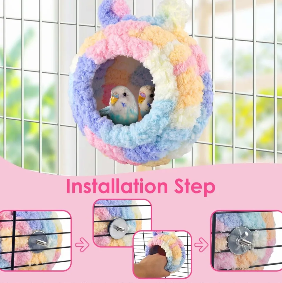 DTOPBUYAGE - Dtopbuyage nid pour oiseaux et petits animaux