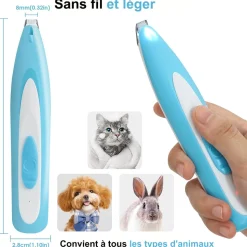 DTOPBUYAGE - Dtopbuyage tondeuse pour chien rasoir pour chiens chat faible bruit