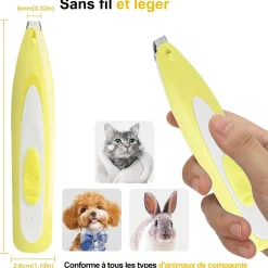 DTOPBUYAGE - Dtopbuyage tondeuse pour chien rasoir pour chiens chat faible bruit