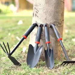 DTOPBUYAGE - Ensemble 4 outils jardinage acier inox
