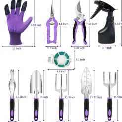 DTOPBUYAGE - Ensemble de 11 outils de jardinage à main dtopbuyage