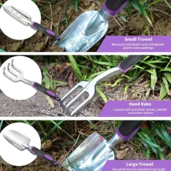 DTOPBUYAGE - Ensemble de 11 outils de jardinage à main dtopbuyage