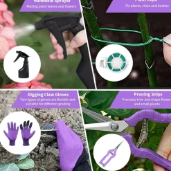 DTOPBUYAGE - Ensemble de 11 outils de jardinage à main dtopbuyage