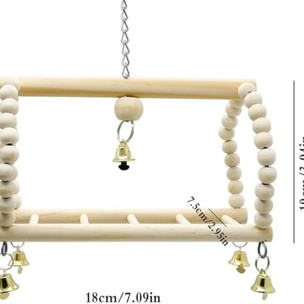 DTOPBUYAGE - Jeu de 7 jouets swing perroquet jaquette
