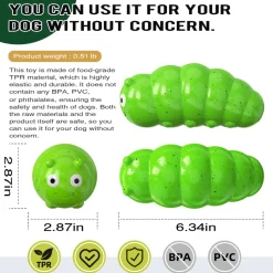 DTOPBUYAGE - Jouet à mâcher pour chien - indestructible, grinçant dtopbuyage