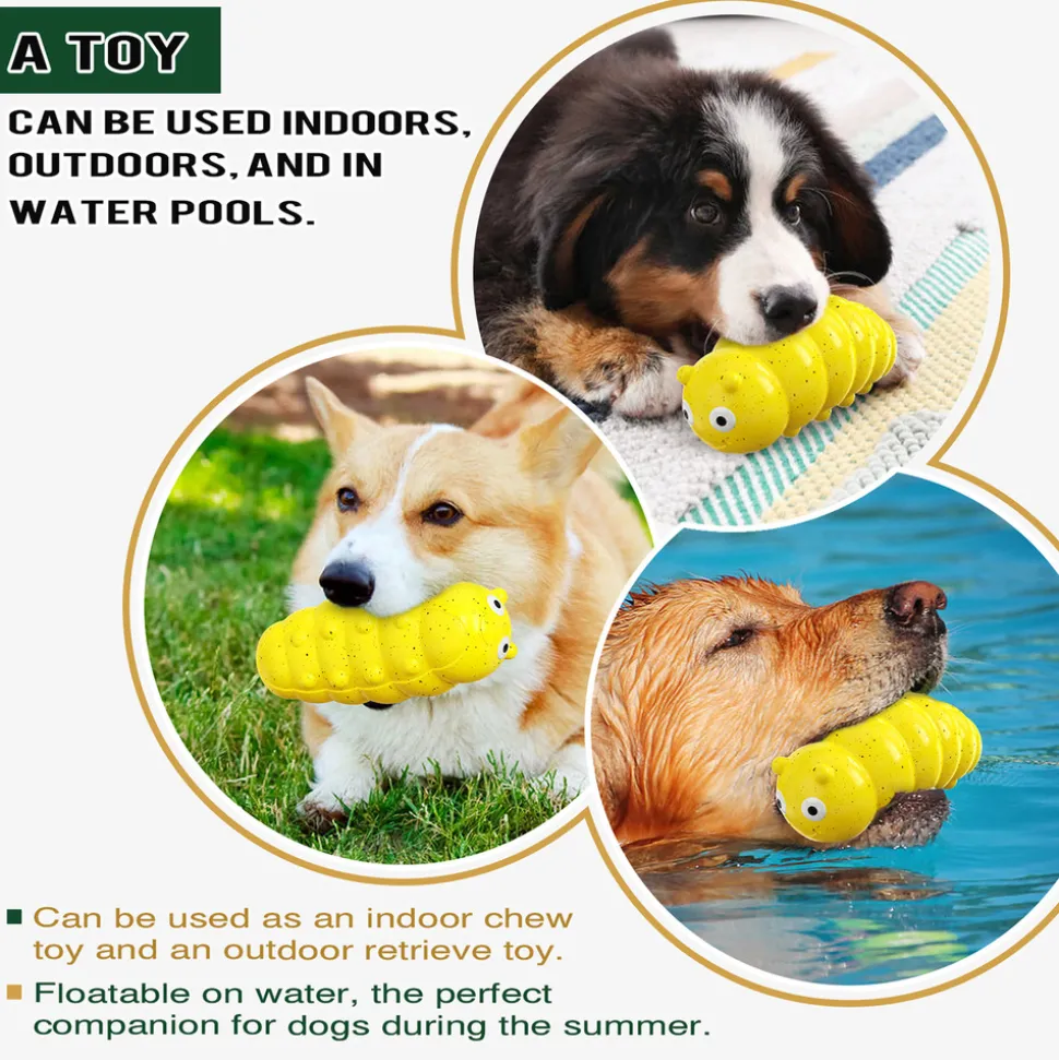 DTOPBUYAGE - Jouet à mâcher pour chien - indestructible, grinçant dtopbuyage