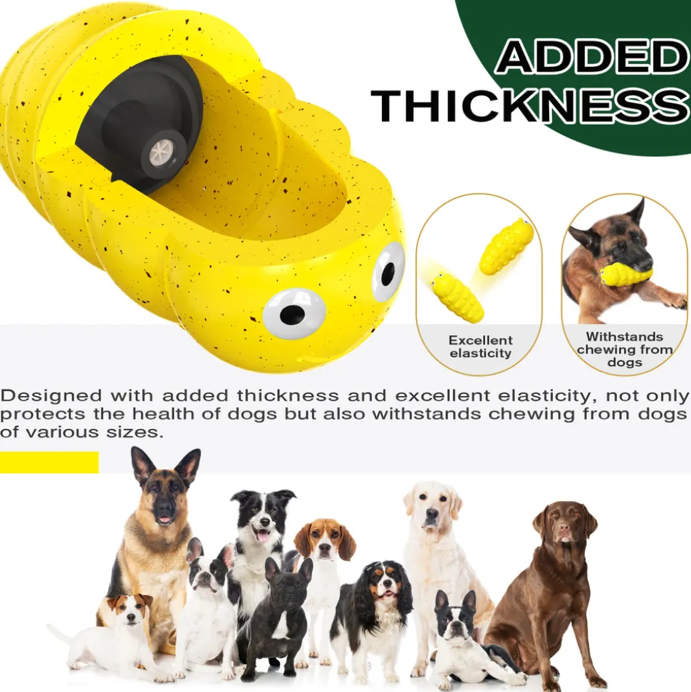 DTOPBUYAGE - Jouet à mâcher pour chien - indestructible, grinçant dtopbuyage