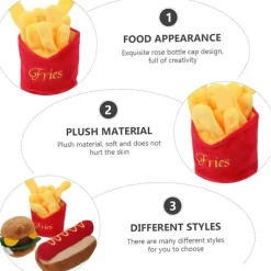 DTOPBUYAGE - Jouet couineur en peluche pour chien