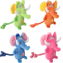 DTOPBUYAGE - Jouet en peluche pour chien en forme d'éléphant dtopbuyage