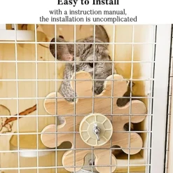 DTOPBUYAGE - Jouet tournant pour chinchillas et rongeurs