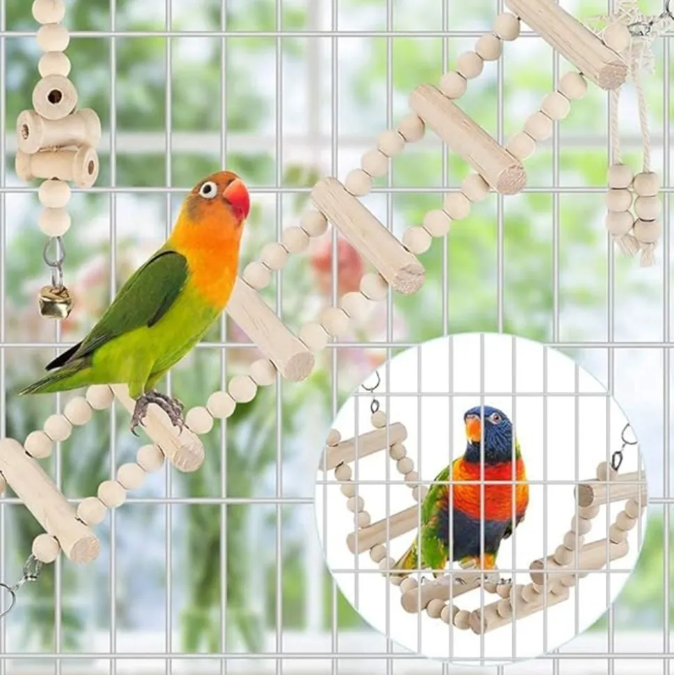 DTOPBUYAGE - Jouets et accessoires pour cage d'oiseaux