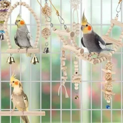 DTOPBUYAGE - Jouets et accessoires pour cage d'oiseaux