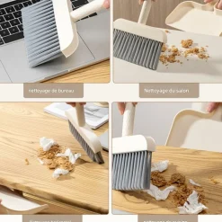 DTOPBUYAGE - Kit balai et pelle mini pour bureau dtopbuyage