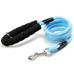 DTOPBUYAGE - Laisse réfléchissante dtopbuyage bleue pour chiens