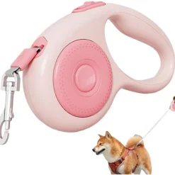 DTOPBUYAGE - Laisse rétractable antidérapante pour chiens