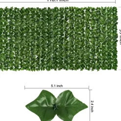 DTOPBUYAGE - Lierre artificiel pour décoration extérieure feuilles de pommier dtopbuyage