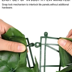 DTOPBUYAGE - Lierre artificiel pour décoration extérieure et protection de la vie privée dtopbuyage