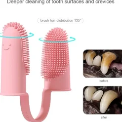 DTOPBUYAGE - Lot de 10 brosse à dents pour chien et chat dtopbuyage