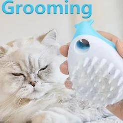 DTOPBUYAGE - Lot de 2 brosse de bain pour chien et chat en forme de baleine dtopbuyage