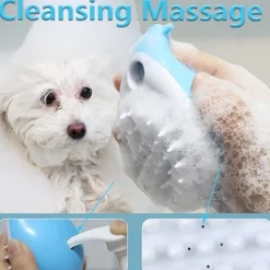 DTOPBUYAGE - Lot de 2 brosse de bain pour chien et chat en forme de baleine dtopbuyage