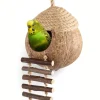 DTOPBUYAGE - Nid et jouet pour oiseaux et hamsters avec échelle