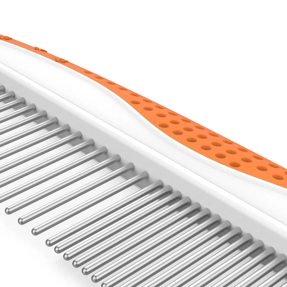 DTOPBUYAGE - Peigne pour chien et chat - dents en acier inoxydable