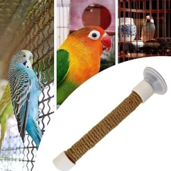 DTOPBUYAGE - Perchoir ventouse accessoire oiseaux