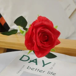 DTOPBUYAGE - Rose artificielle en velours pour décoration 10pcs dtopbuyage