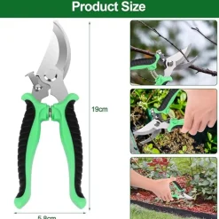 DTOPBUYAGE - Secateur jardin multifonction poignée antidérapante