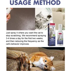 DTOPBUYAGE - Spray anti-griffure pour animaux de compagnie, 50 ml, en boîte - dtopbuyage