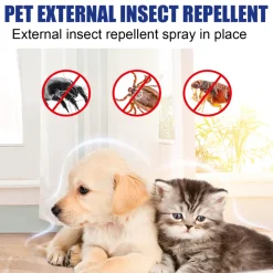 DTOPBUYAGE - Spray anti-puces pour animaux de compagnie 100 ml