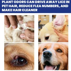 DTOPBUYAGE - Spray anti-puces pour animaux de compagnie 100 ml