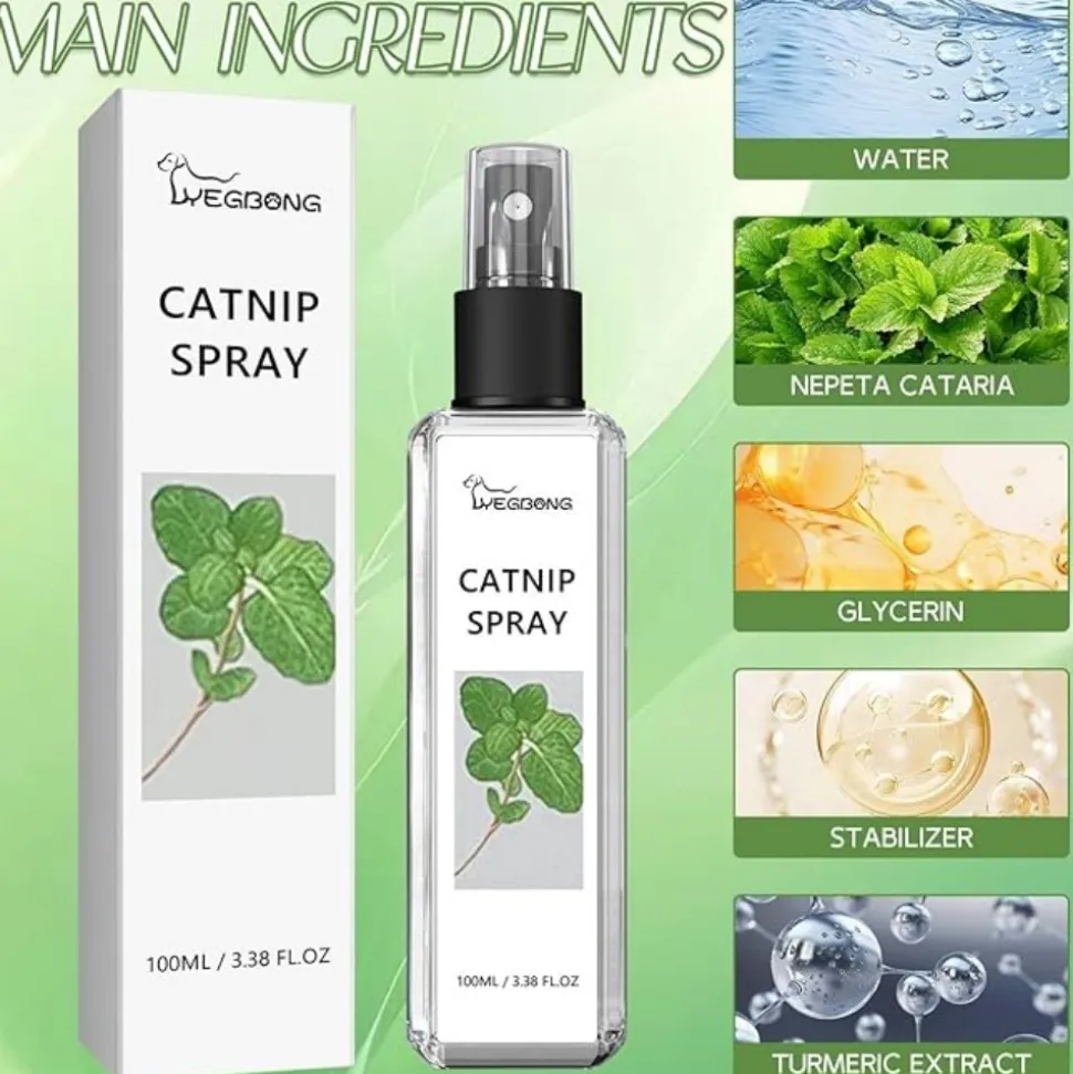 DTOPBUYAGE - Spray herbe à chat 100ml