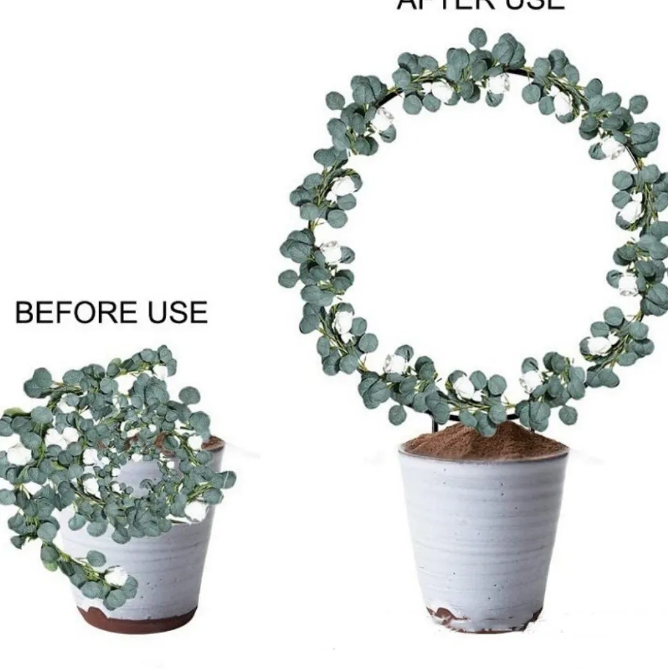 DTOPBUYAGE - Supports de treillis en fer circulaires pour plantes grimpantes dtopbuyage