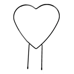 DTOPBUYAGE - Supports de treillis en fer en forme de cœur pour plantes grimpantes dtopbuyage