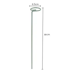 DTOPBUYAGE - Supports pour fleurs en fer forgé 30cm, 10 pièces dtopbuyage
