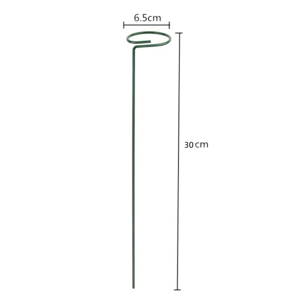 DTOPBUYAGE - Supports pour fleurs en fer forgé 30cm, 10 pièces dtopbuyage