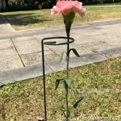 DTOPBUYAGE - Supports pour fleurs en fer forgé 30cm, 10 pièces dtopbuyage
