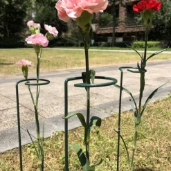 DTOPBUYAGE - Supports pour fleurs en fer forgé 30cm, 10 pièces dtopbuyage