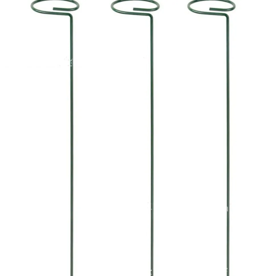 DTOPBUYAGE - Supports pour fleurs en fer forgé 30cm, 10 pièces dtopbuyage