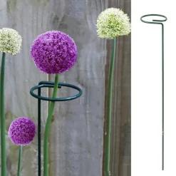 DTOPBUYAGE - Supports pour fleurs en fer forgé 35cm, 10 pièces dtopbuyage